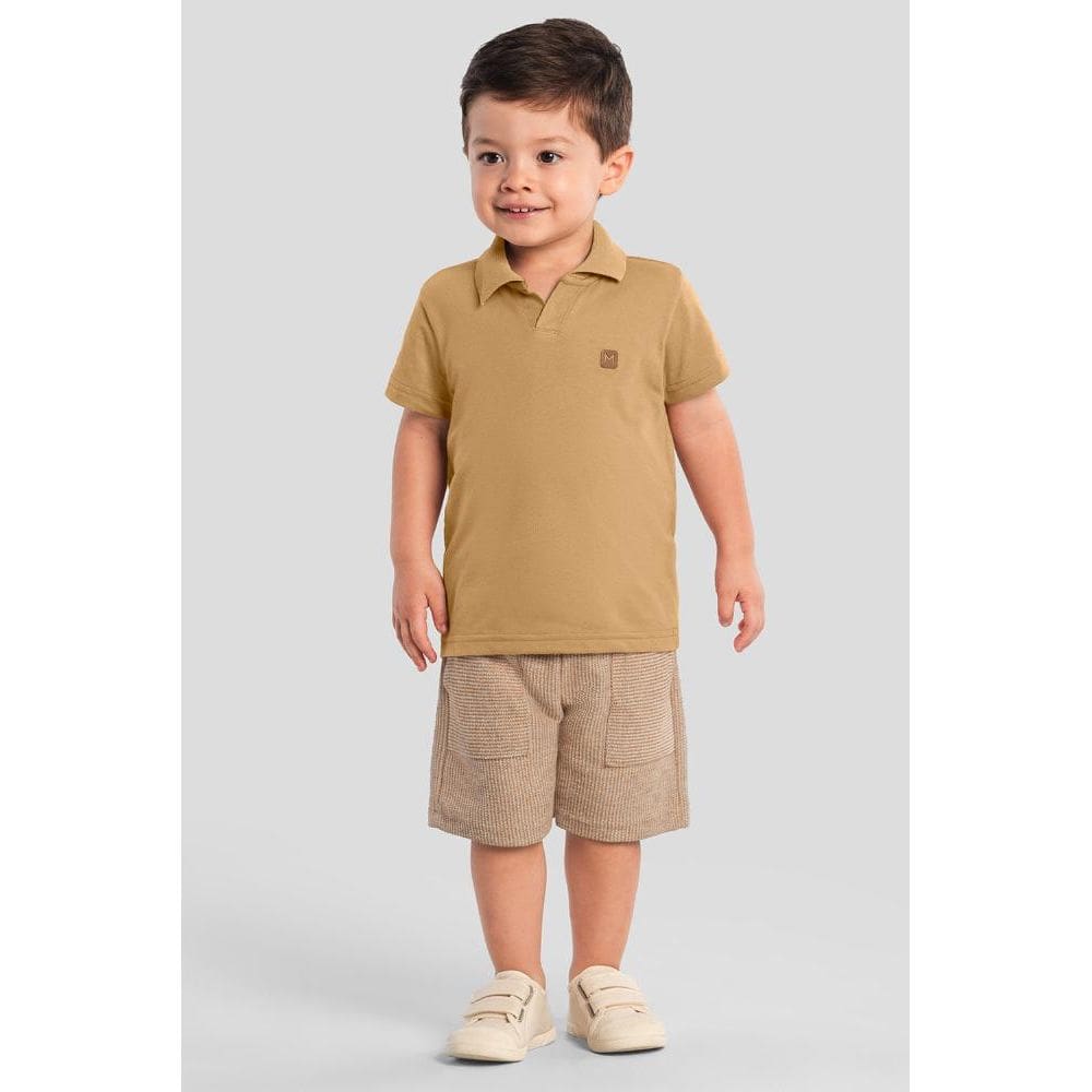 Conjunto polo infantil menino Mundi
