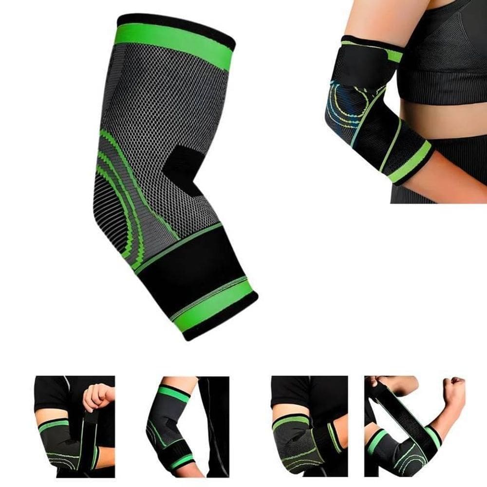 Cotoveleira Ortopédica Ajustável Compressão Previne Câimbras