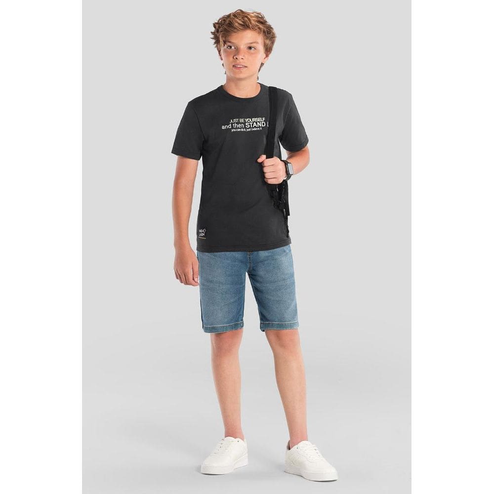 Camiseta teen menino em gel Brandili Young