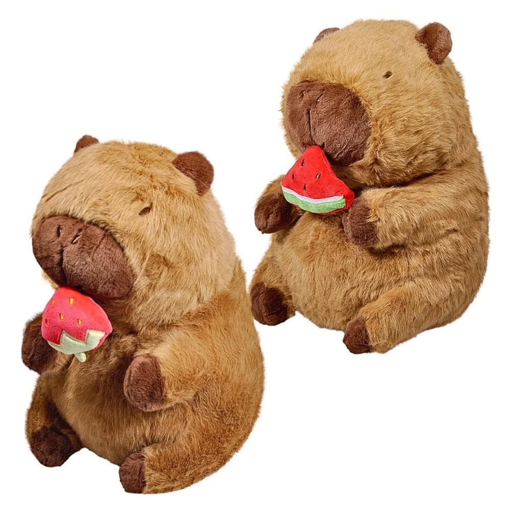 Pelúcia Capivara Frutas 30Cm Caa Toys