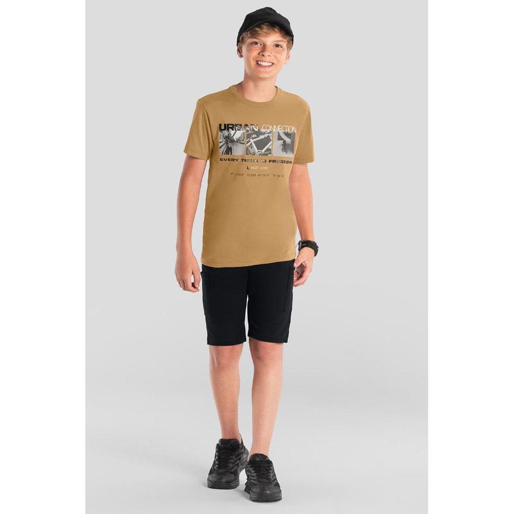 Camiseta teen menino de skate Brandili Young