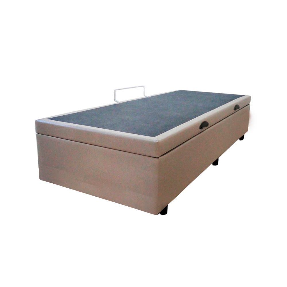 Base Box Bau Solteirão Premium Santo Box Sintético 47x128x188