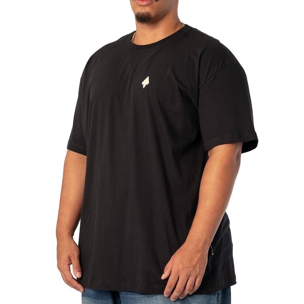Camiseta MCD Oversized Caveira Arame SM26 Masculina Preto