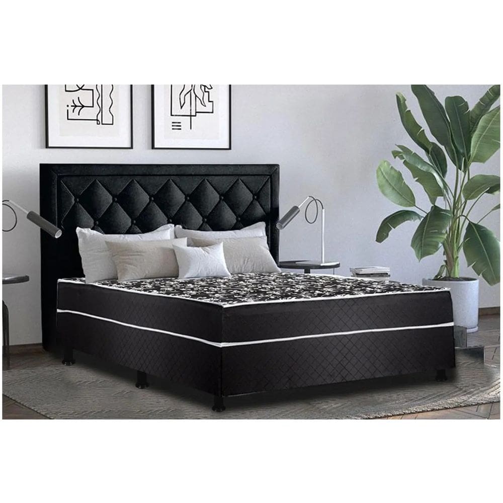 Cama Box Casal Semi Ortopedico Santo Box 53x138x188