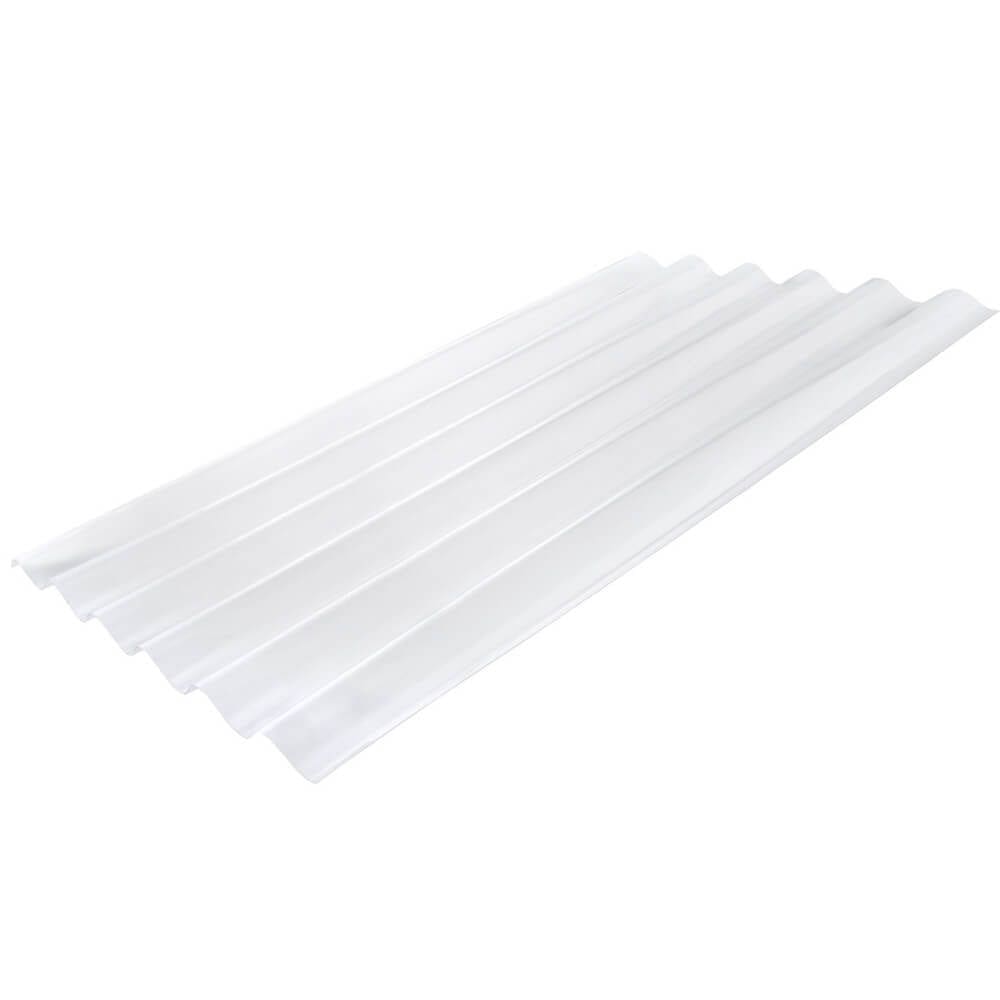 Telha Policarbonato Onda Alta Cristal 1,10 x 2,44 METROS - CA2A0800L - AJOVER
