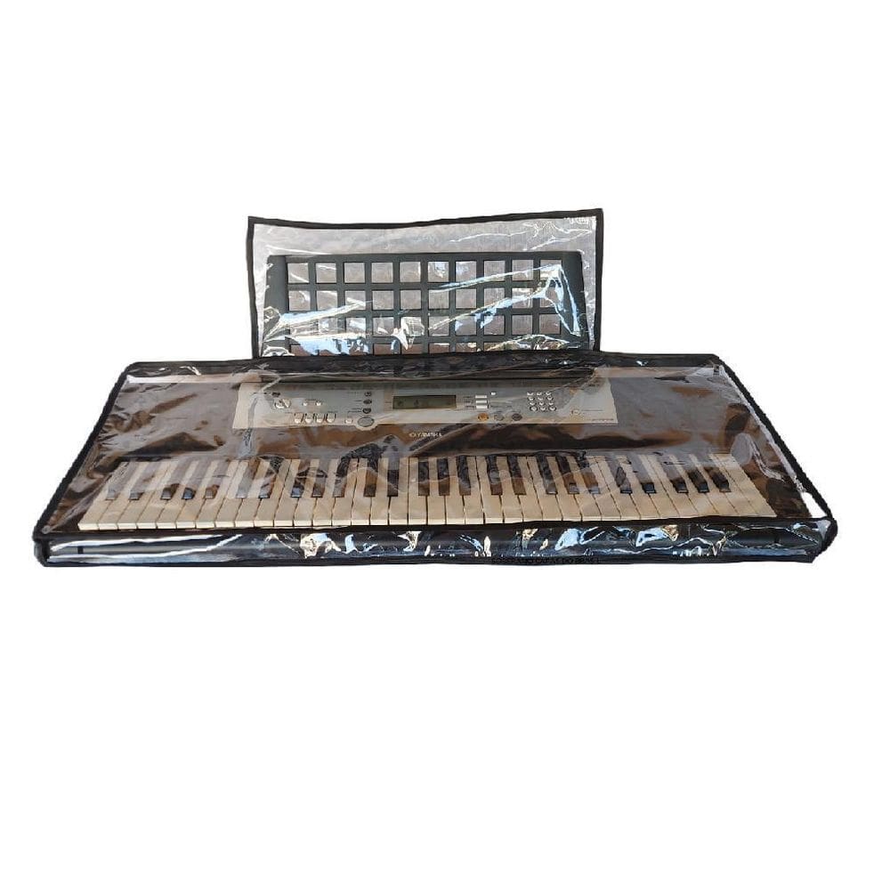 Capa De Teclado + Capa Suporte Partitura Transparente 5/8 P