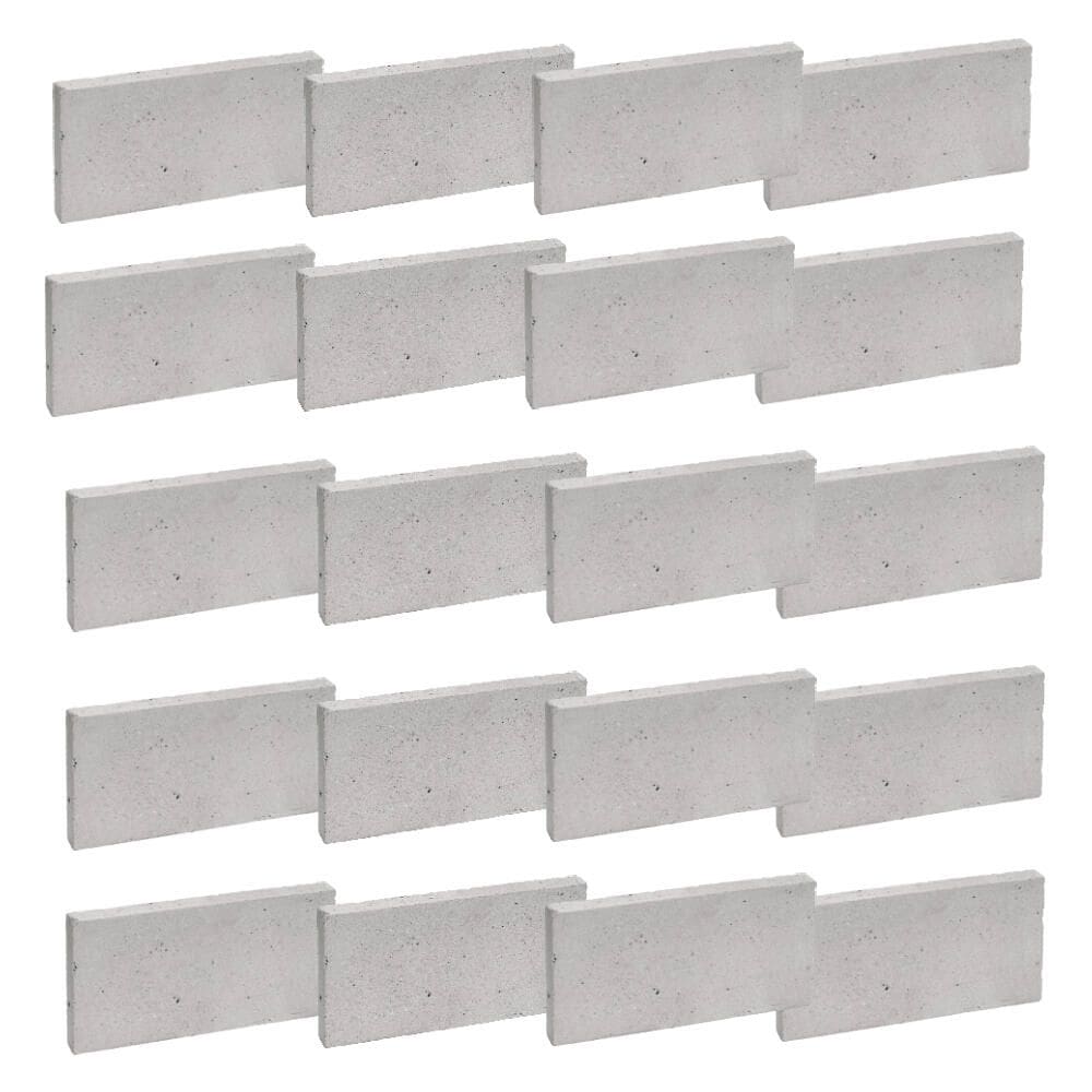 Plaqueta Refratária de 11,4x23x2,5cm com 20 Peças - CERÂMICA MARTINS