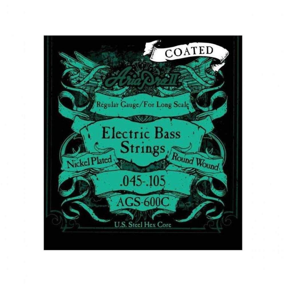 Encordoamento Para Baixo 4 Cordas Coated .045 Ags600c Aria