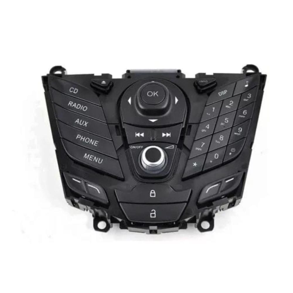 Comando Som Cromado Ford Fiesta Ecosport E3B518K811DB