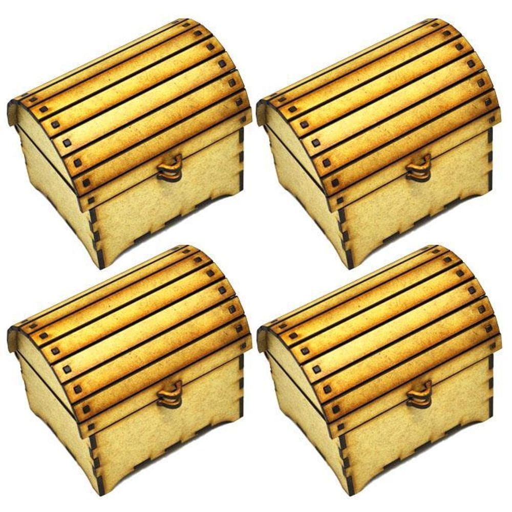 Kit 4 Baú Bauzinho Lembrancinha Aniversário Formatura Mdf