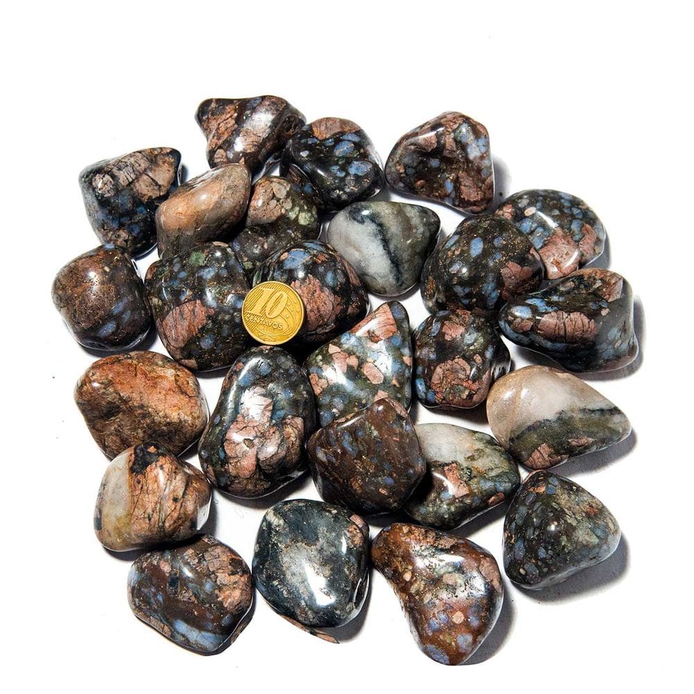 Colecione 01 Riolita Rolado Pedra Vulcânica G 30 a 45mm Tipo B