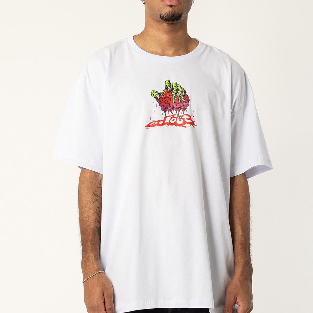 Camiseta Lost Raised To Be Lost Oversized SM26 Branco