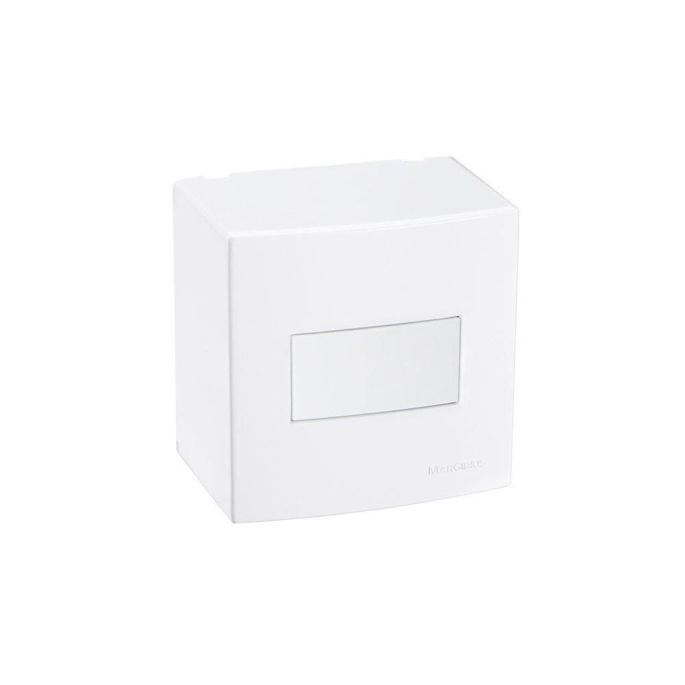 Caixa De Sobrepor Cega Margirius Sleek 75x75 Branca