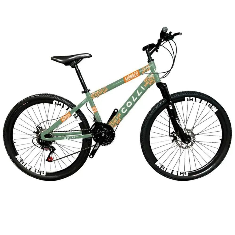 Bicicleta Colli Monaco A.26 F.disco 21v - 230-14d Verde Militar