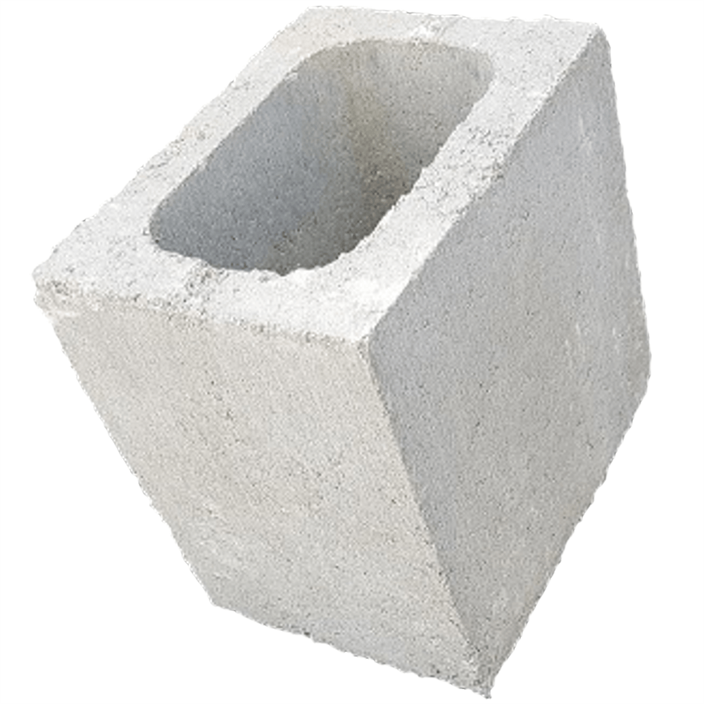 Meio Bloco de Construção Estrutural 14x19x19 cm - VB BLOCOS
