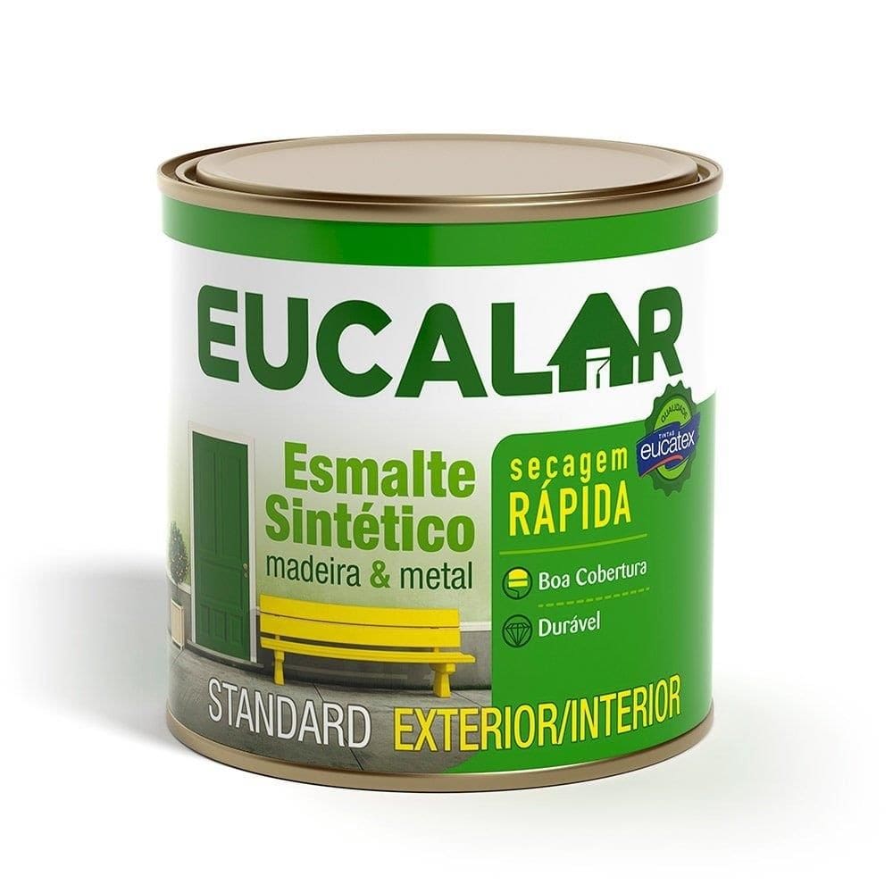 Tinta Esmalte Eucalar Brilhante Preto 225ml