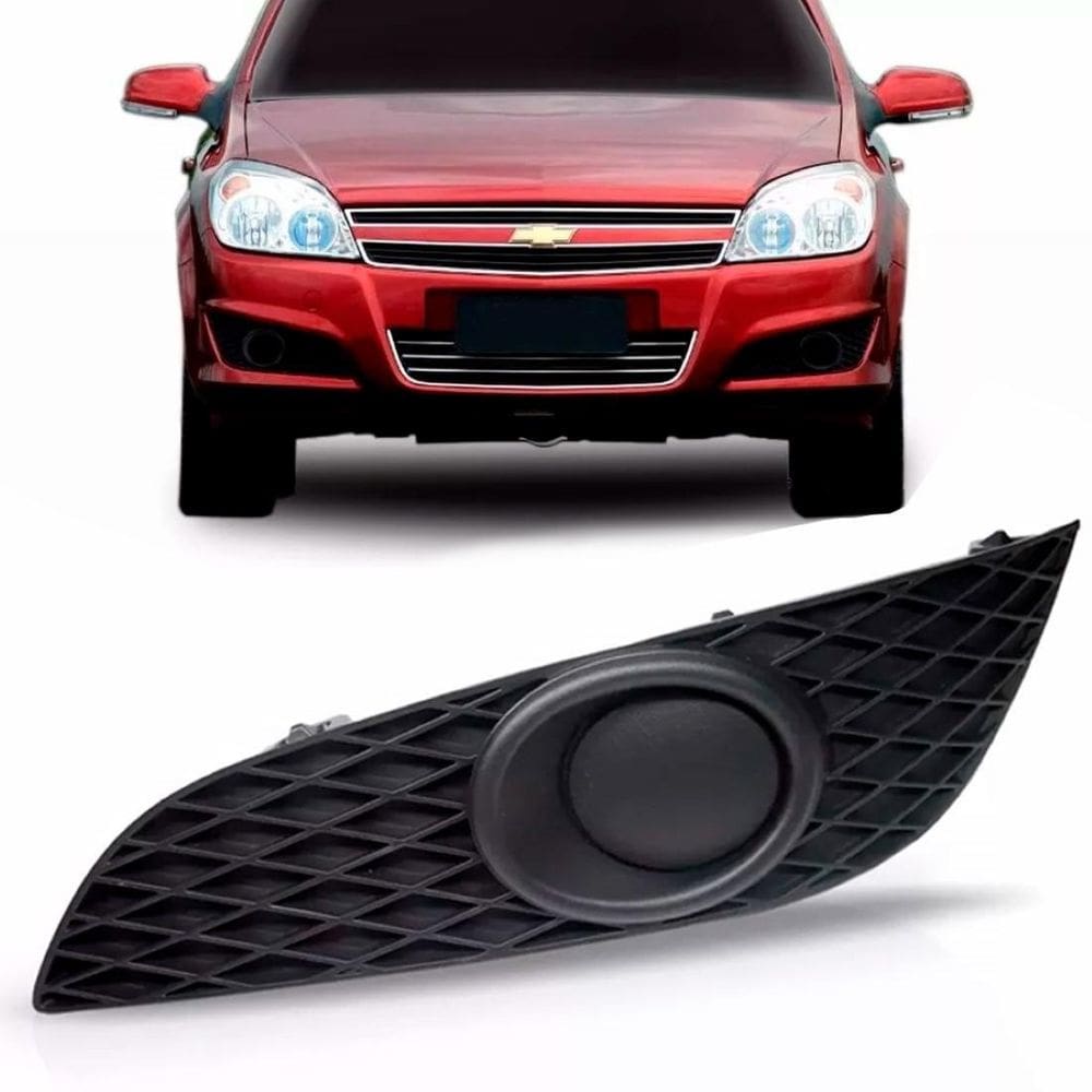 Moldura Milha Vectra Farol Auxiliar 2009 2010 2011 Aro Preto