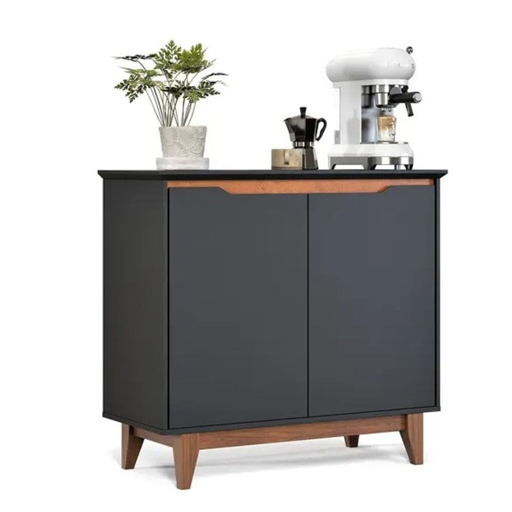 Buffet 2 Portas Flow Preto