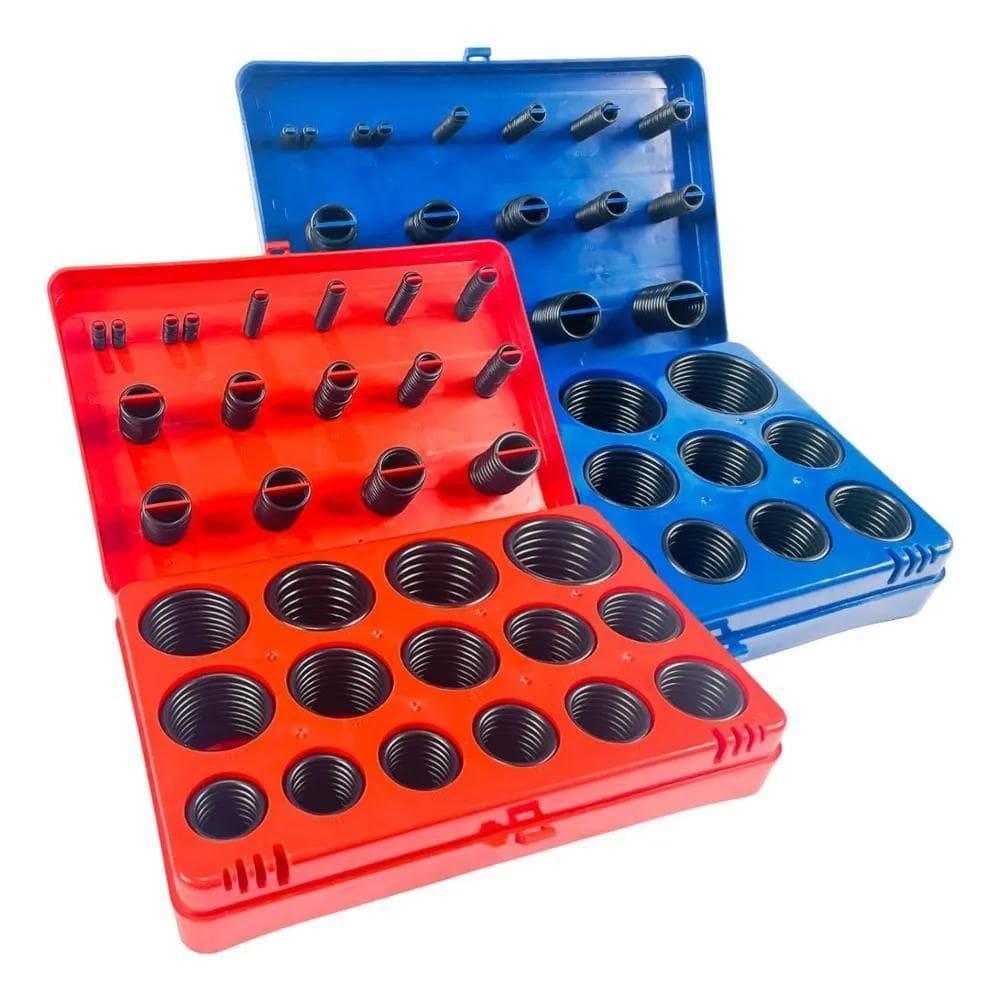 2 Kit Caixa Anél Vedação O-Ring Mil E Pol 810 Pçs Nitrilica