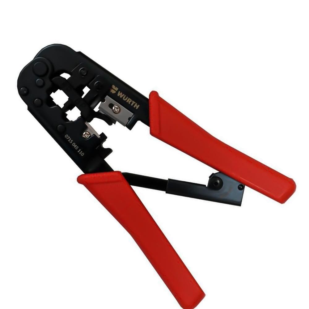 Alicate Crimpador Rj11-Rj12-Rj45 Cat 6 - Profissional, Wurth
