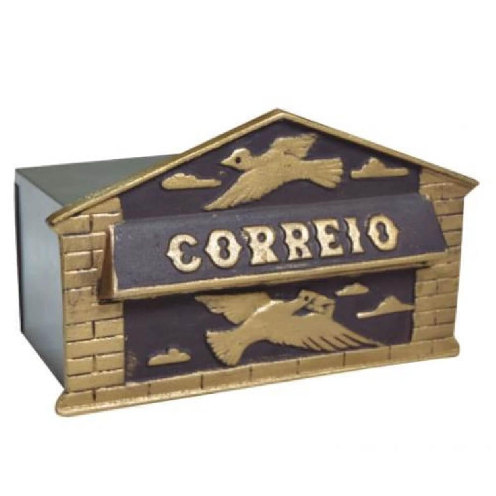 Caixa de Correio Pombinho com Frente de Alumínio - 2630 - MSE
