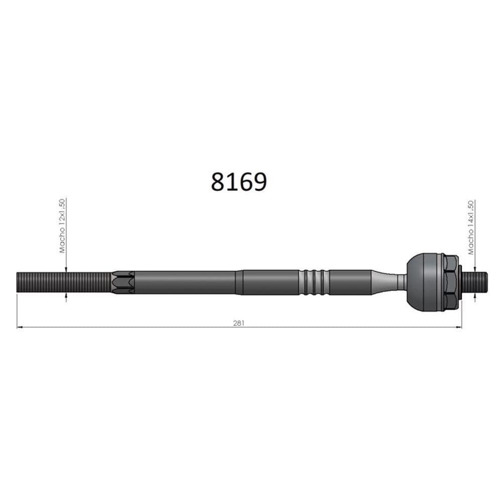 Barra Axial Corsa Sedan Wagon Bortec