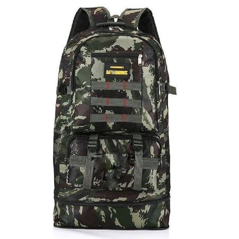 Mochila Resistente Impermeavel Camuflada Grande 5 Bolsos Camping Trilha Aventura Viagem