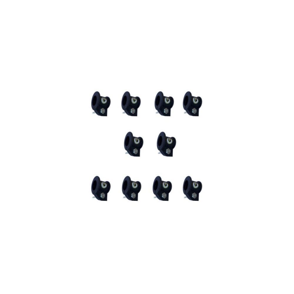 10 Presilha Injetada 25mm Barra Pump Academia Musculacao Trava Pesos Bloqueador JFIT