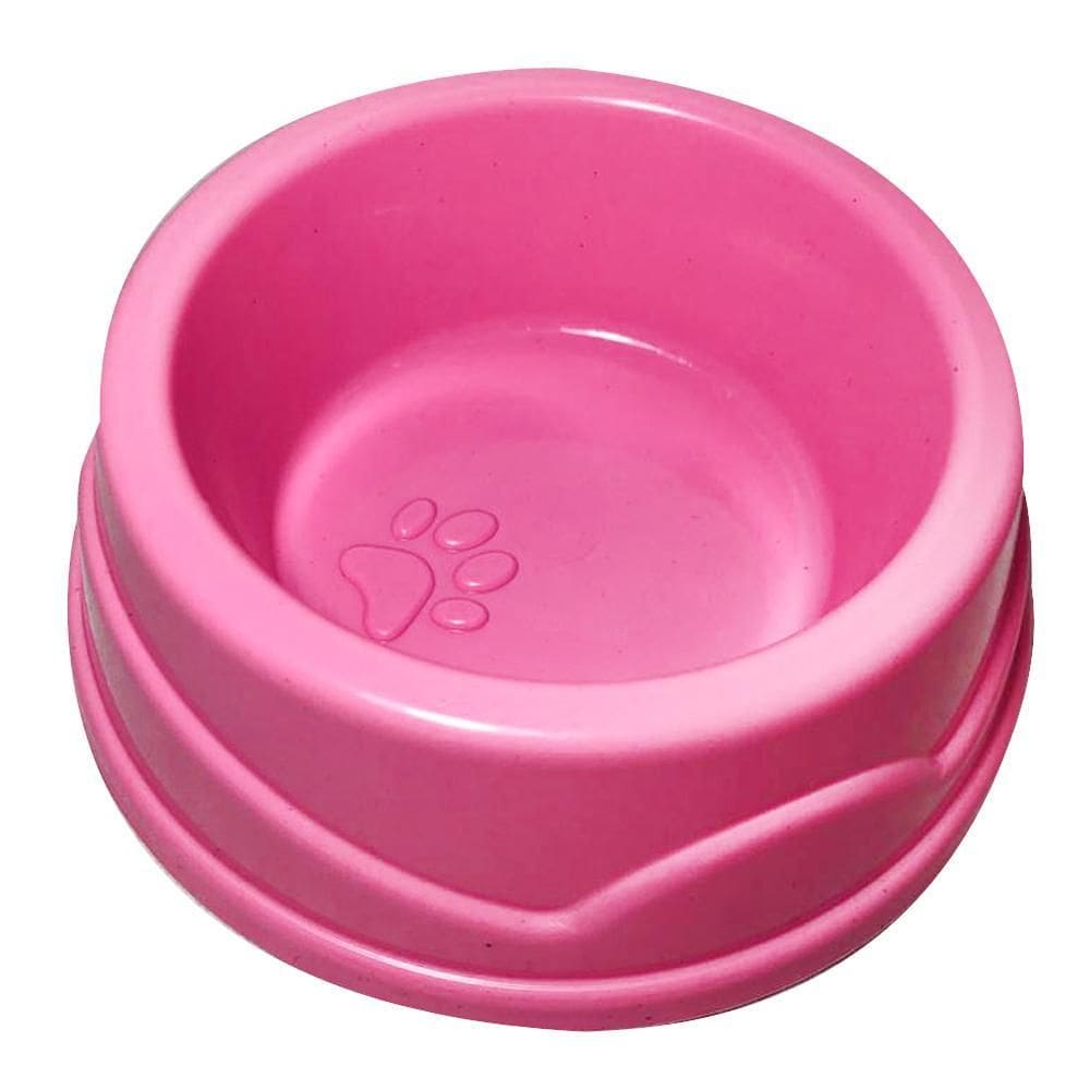 Comedouro De Plástico Grande 500Ml Four Plastic - Rosa