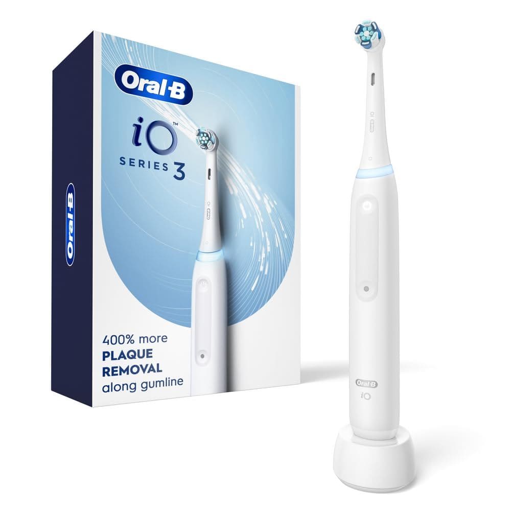 Escova de dentes elétrica Oral-B iO Series 3 Recarregável Branca