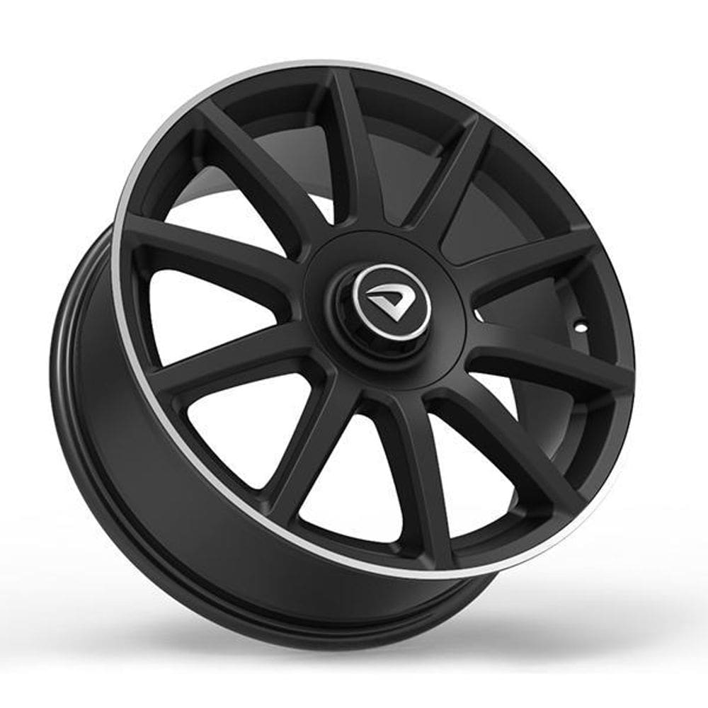 Roda Daimler Aro 18 Tala 6 4X100/108 Et 42 Preto Fosco