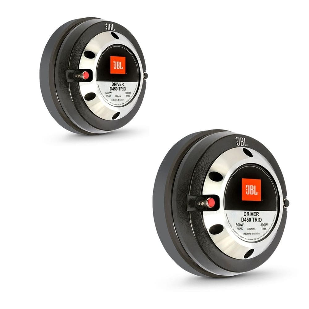 Kit 2 Drivers JBL D450 TRIO Fenólico 300W RMS 8 Ohms