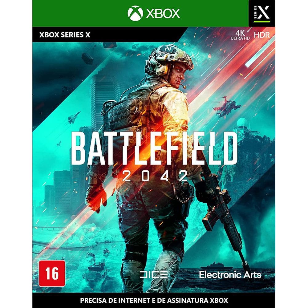 Battlefield 2042 Xbox X - Mídia Física - 128 Jogadores