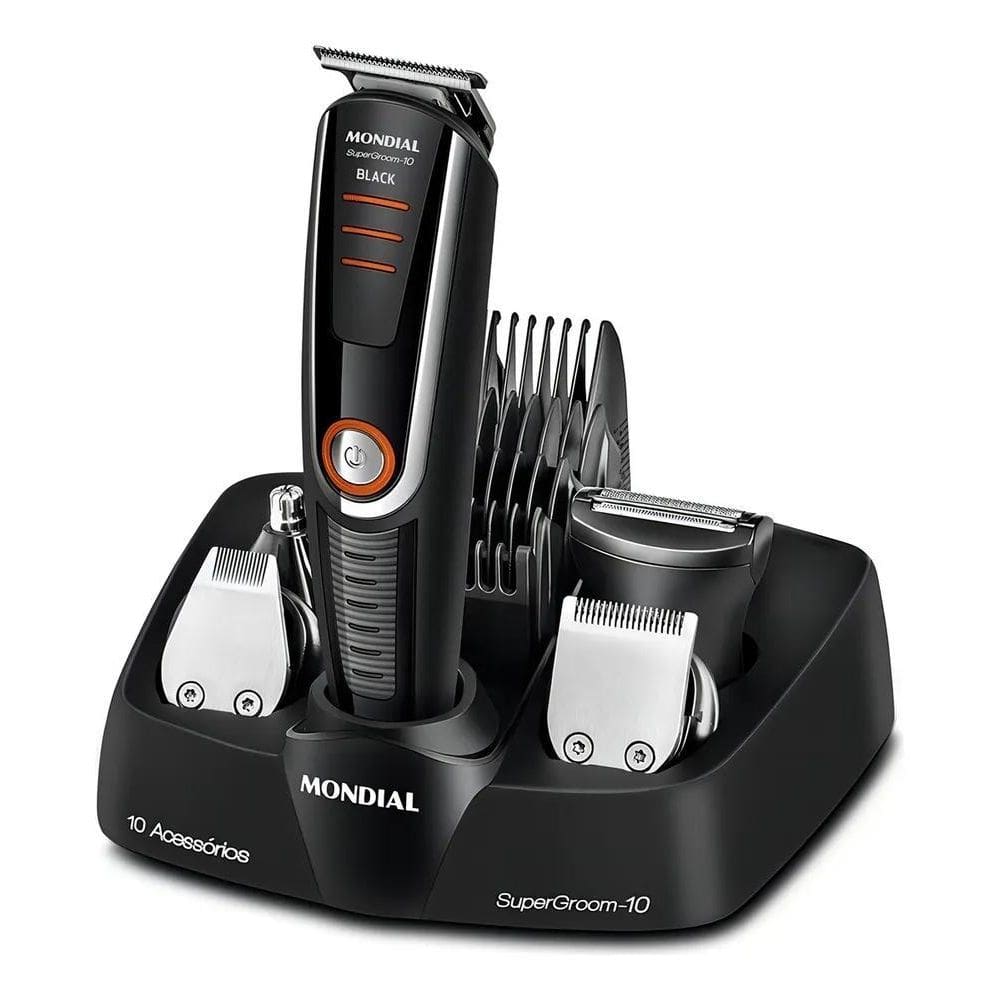 Aparador Mondial Supergroom 10X1 Bg-16 Barba Cabelo Bigode C