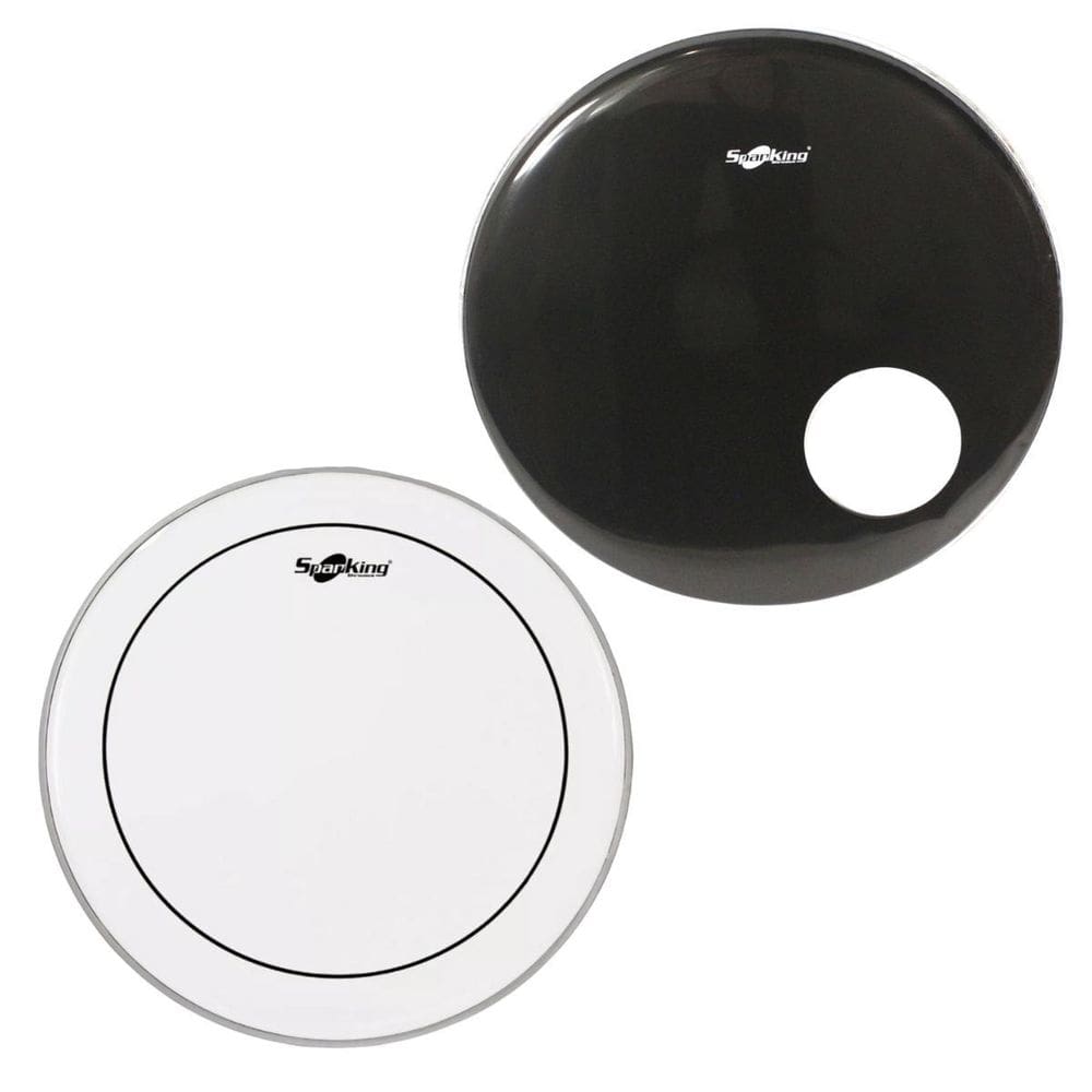 Kit Pele 20`` Bumbo Hidráulica Spanking + Pele Muffler Furo