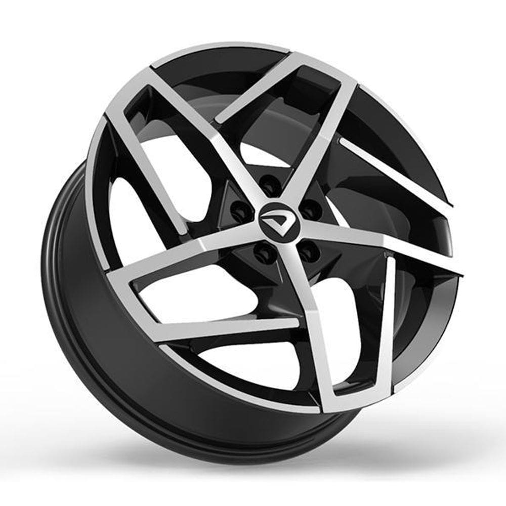 Roda Mark 8 1818 18X6 5X100 Et 42 Preto Diamantado