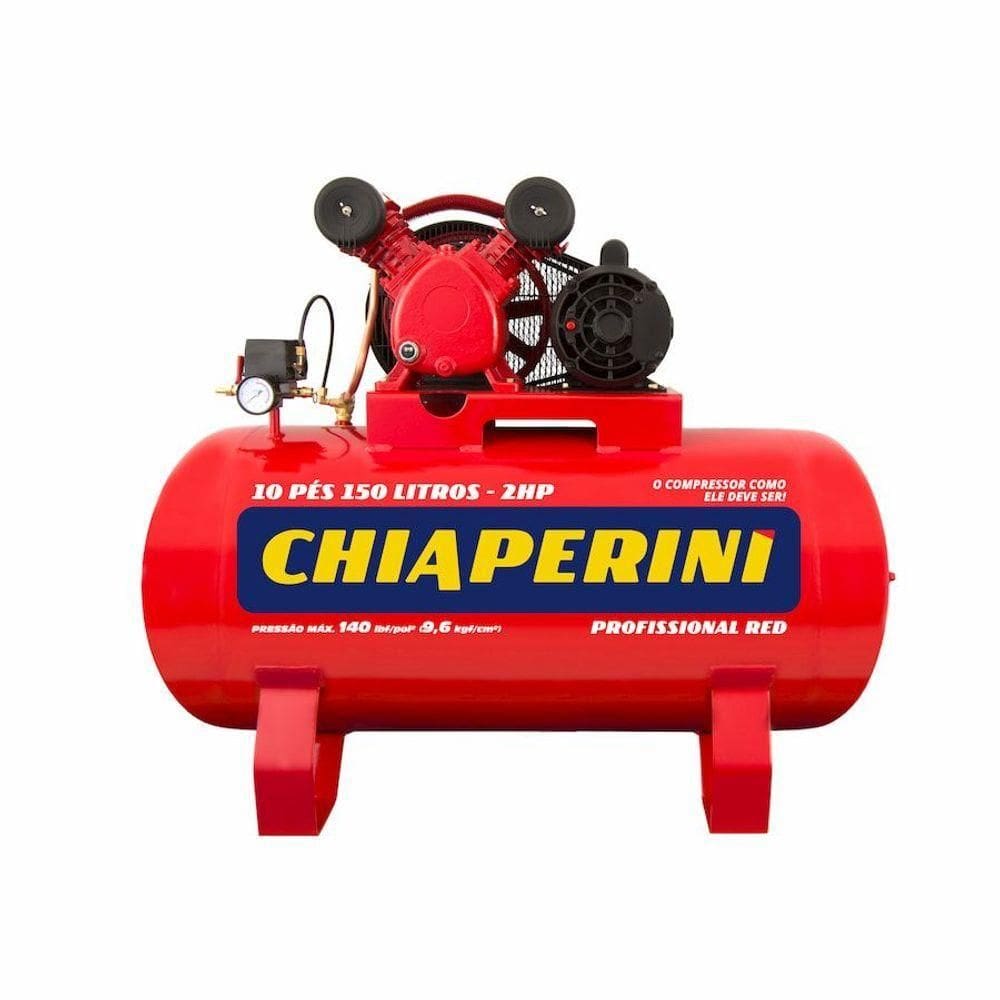 Compressor De Ar M.pressão 10-150 Tri 2hp 150l Chiaperini