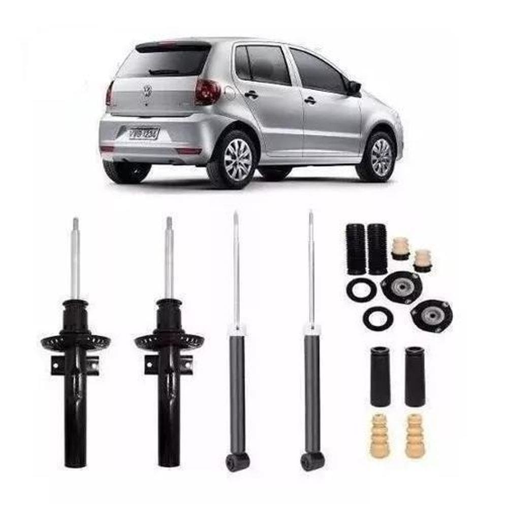 4 Amortecedor+ Kit Suspensão Fox 2012