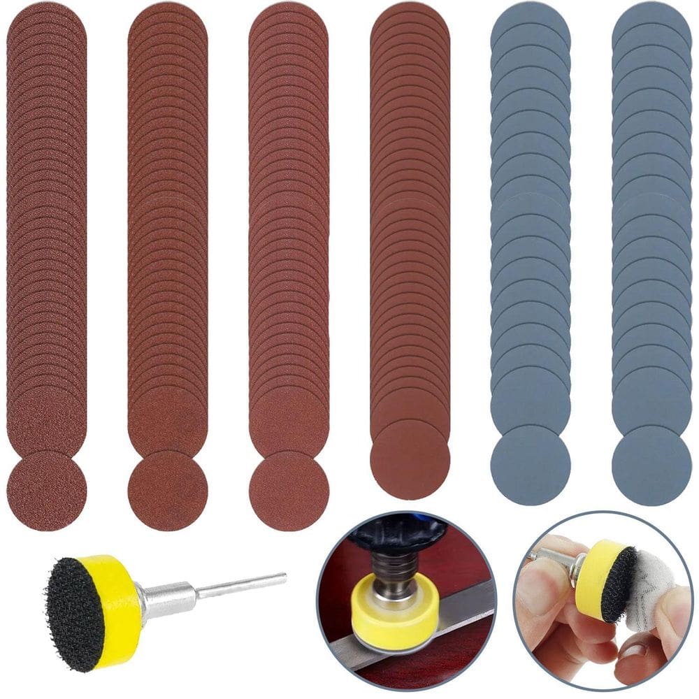 Kit 200 Disco De Lixa Base Aderente Suporte Micro Retíficas
