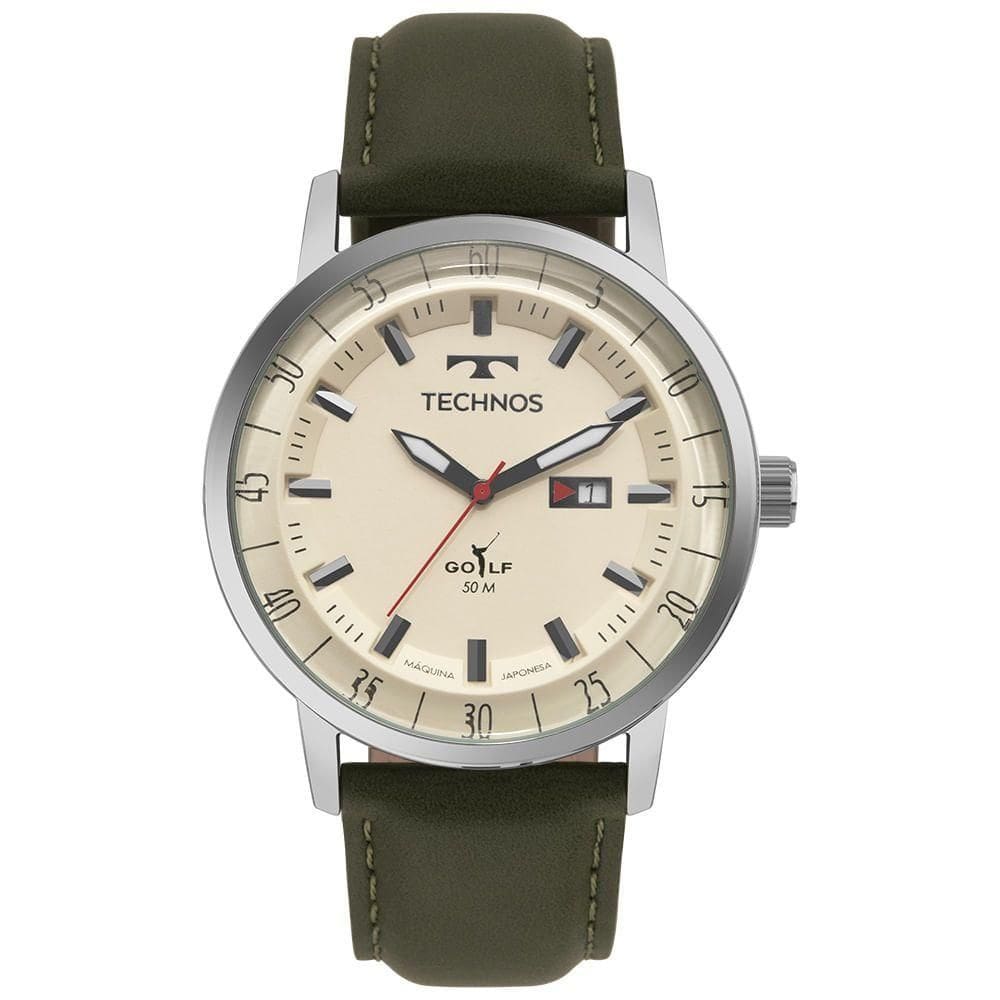Relógio Technos Masculino Golf Prata - 2115ubs-0x