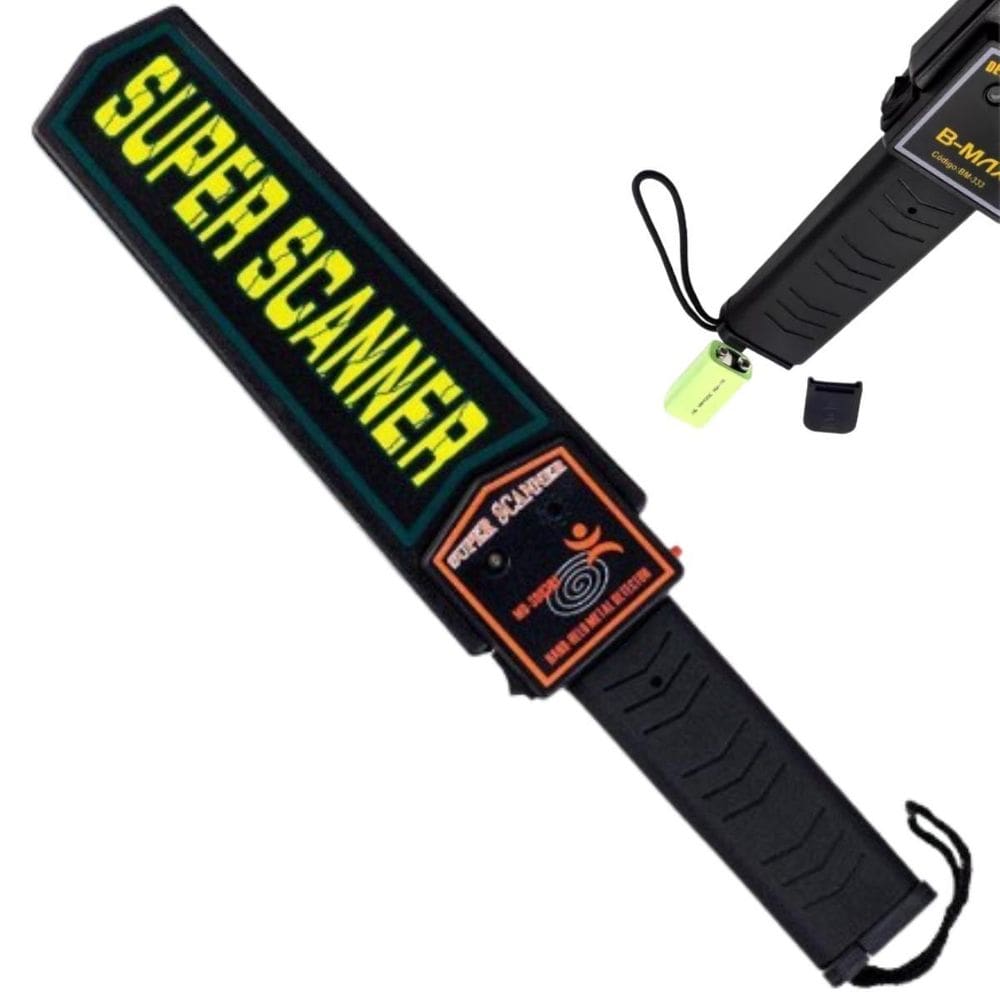 Detector Metais Profissional Portatil Carregador + Bateria