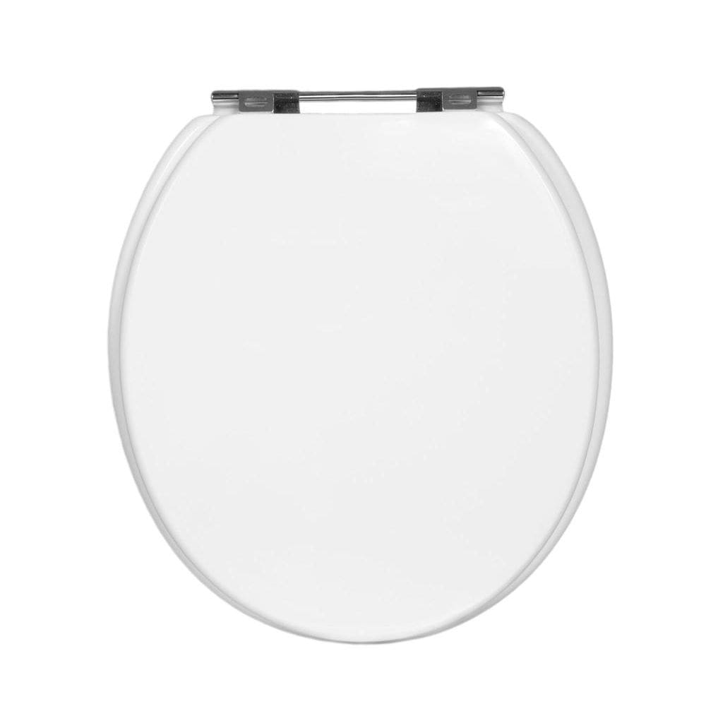 Assento Sanitário Convencional com Fechamento Comum em Mdf Laqueado Branco Sensi Dacqua