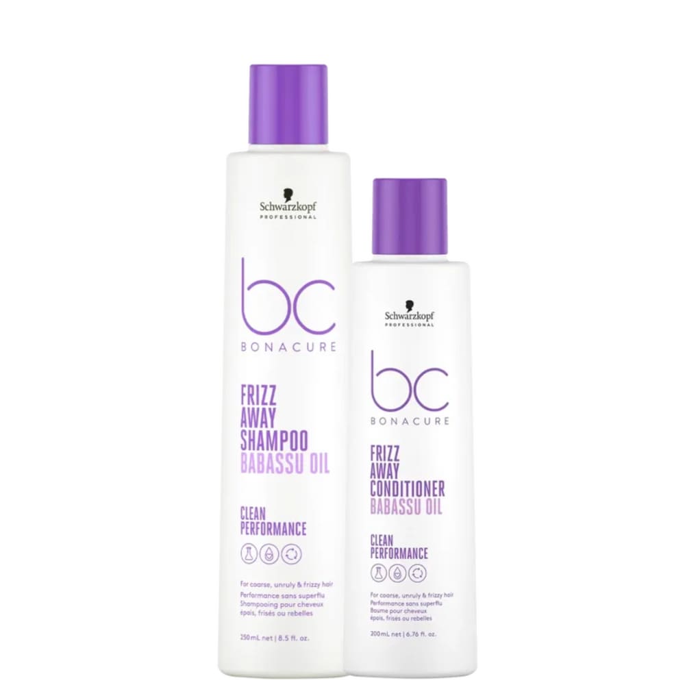 Kit Bonacure Schwarzkopf Sh Cond Clean Frizz AwayHome Care