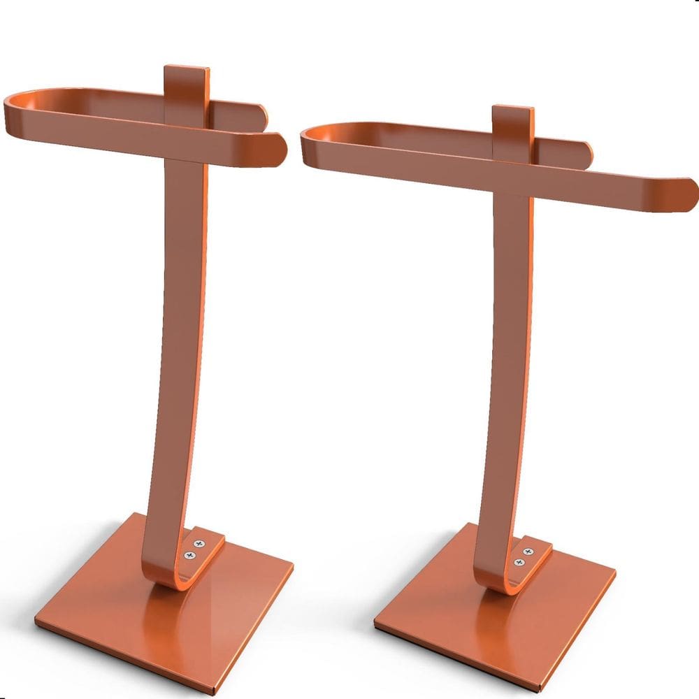 Porta Papel Higiênico De Chão E Toalha Lavabo Rose Gold.S