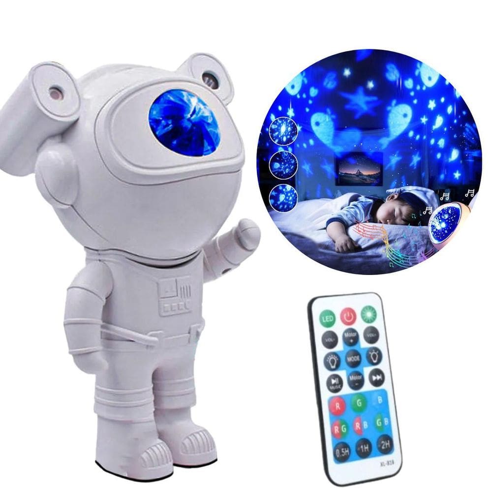 Luminária Astronauta Ilumina Quarto Infantil Com Cabo Usb