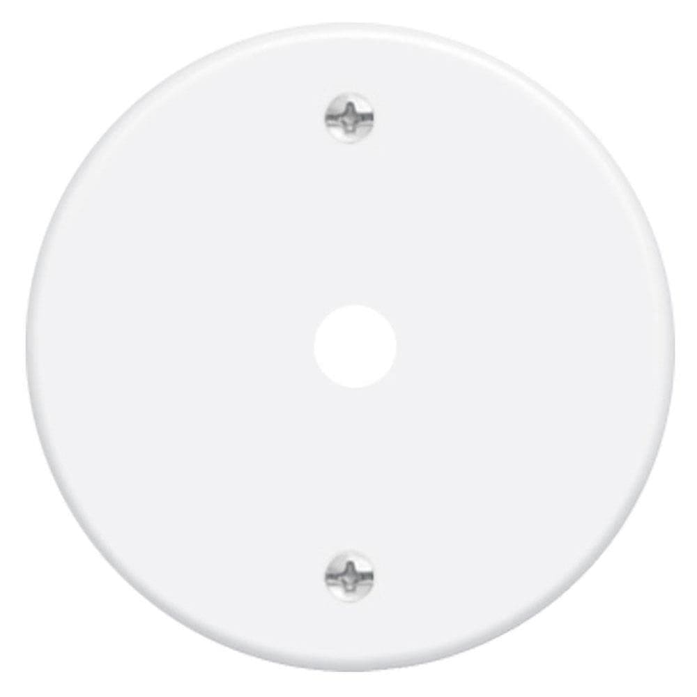 Placa Espelho 3”” F6 Redonda Com Furo 10mm Blanc - 0451 - FAME