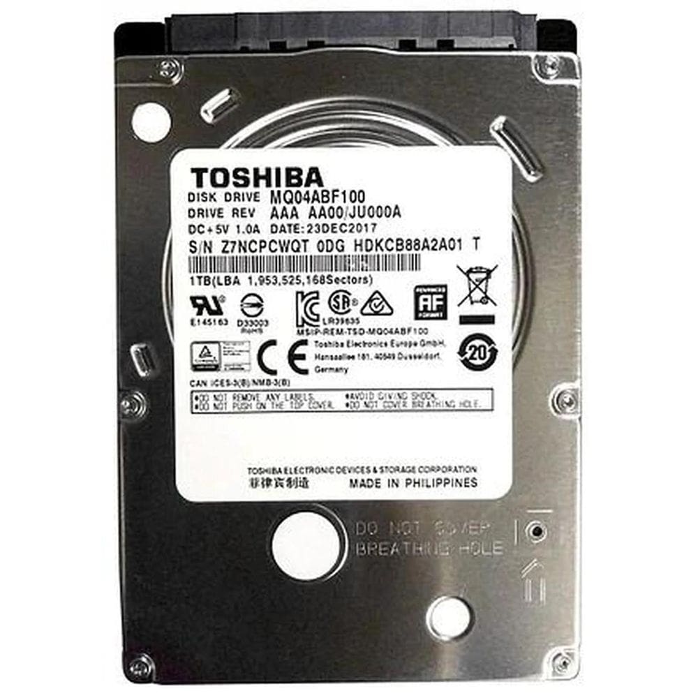 Disco Rígido Interno Toshiba Mq04Abf Series Mq04Abf100 1Tb