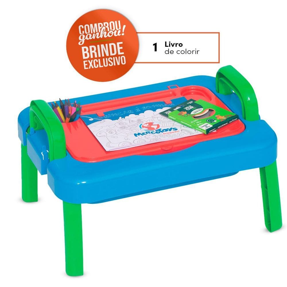 Mesinha Desenho E Atividades Infantil Bebês Acima 3 Anos +