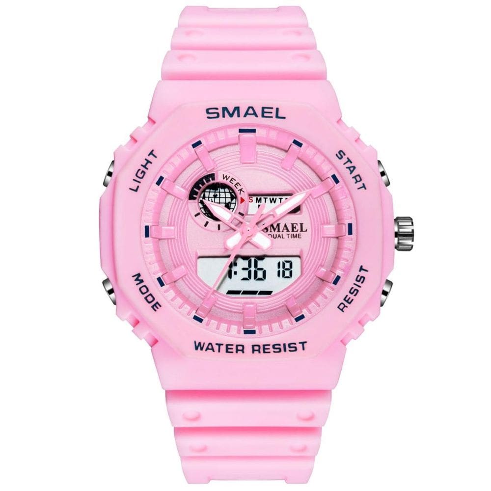 Relógio Feminino Smael Anadigi 8037 Rosa
