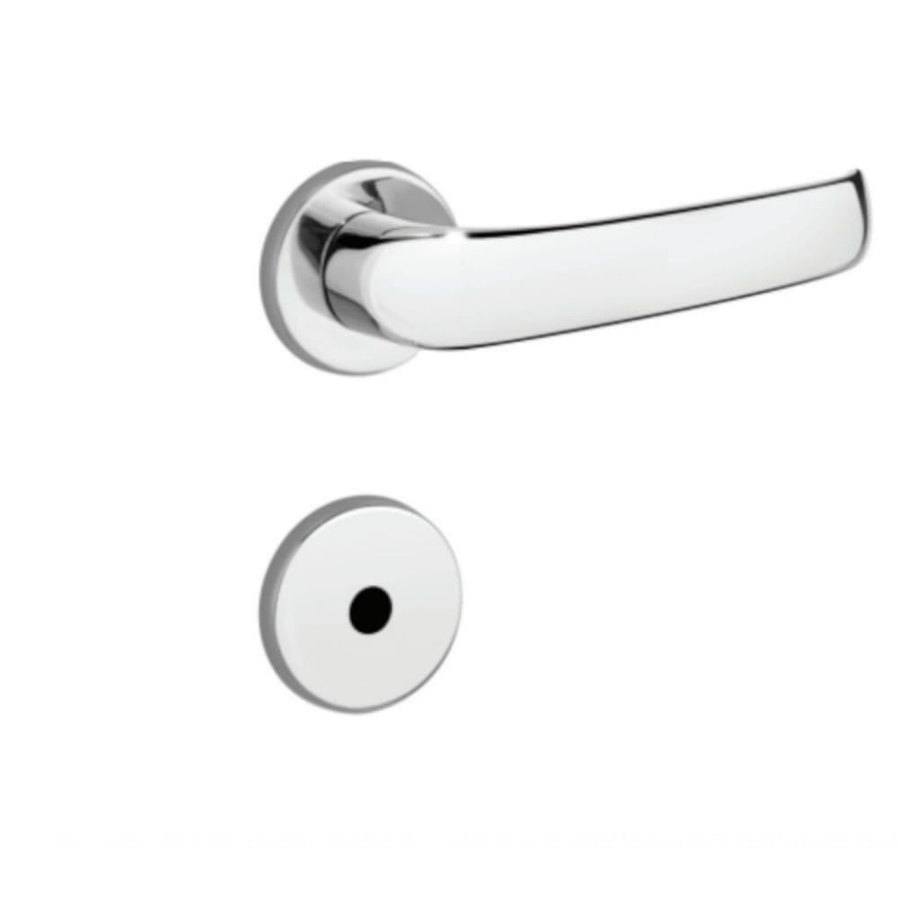 Fechadura Externa Design Pepe 55mm com Espelho Cromado - 43-3044 - LOCKWELL